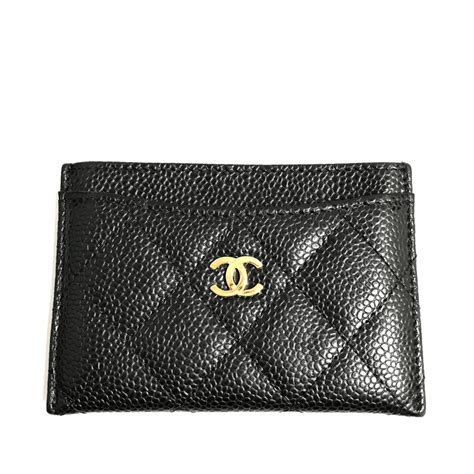 chanel classic card holder calfskin.